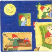 Салфетка для декупажа - работа гномов на картинках
