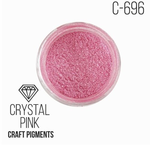 Пигмент минеральный  CraftPigments, 10мл, "Crystal Pink", Кристаллический розовый Колер порошковый, Объем 10мл.  Производство Словения.