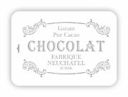 Трафарет А4 Винтажные постеры "Chocolat" 