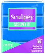 Полимерная глина Sculpey III, цвет синий
