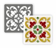 Трафарет Плитка 15х15 см Азулежу, 1 картинка №23