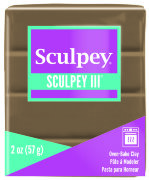 Полимерная глина Sculpey III, цвет жженый