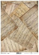 Рисовая бумага формата А4 - ноты