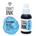 Алкогольные чернила Craft Alcohol INK, 20мл, цвет (Bagama Blue), багамский голубой - Алкогольные чернила Craft Alcohol INK, 20мл, цвет (Bagama Blue), багамский голубой