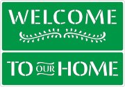 Мягкий самоклеющийся трафарет Формата А5 "Welcome"