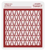 Трафарет-маска "Новогодние елки"