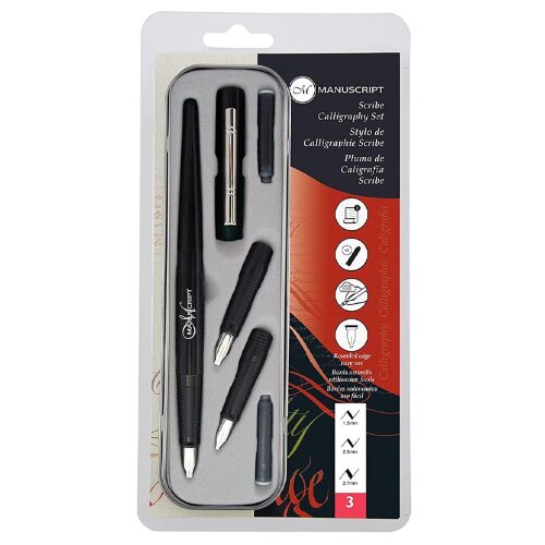 Набор для каллиграфии MANUSCRIPT "SCRIBE CALLIGRAPHY SET", 5 предметов Производство Англия.