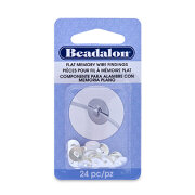 Фурнитура для плоской проволоки с памятью "Круг", 24 шт