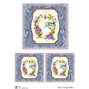 Декупажная карта  A4 Base of Art - Vintage Birds 9