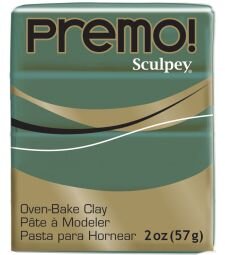 Полимерная глина Sculpey Premo Джунгли 
 57гр. Запекается при 130°С. Рolyform Products Company, США 
