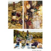 Декупажная карта  A4 Base of Art - Vino 2