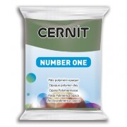 Полимерная глина CERNIT Number one, 56гр, цвет оливковый